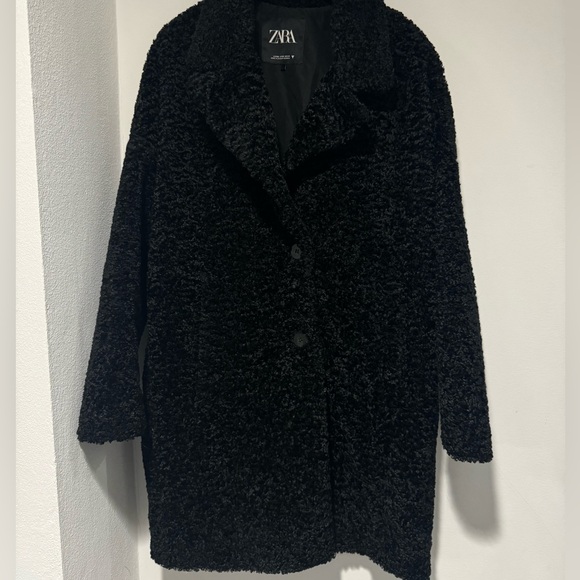 Velvety Boucle Black Jacket - Picture 1 of 6